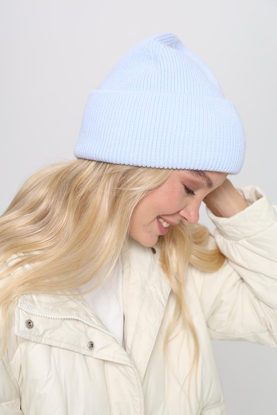 Шапка Adel голубая