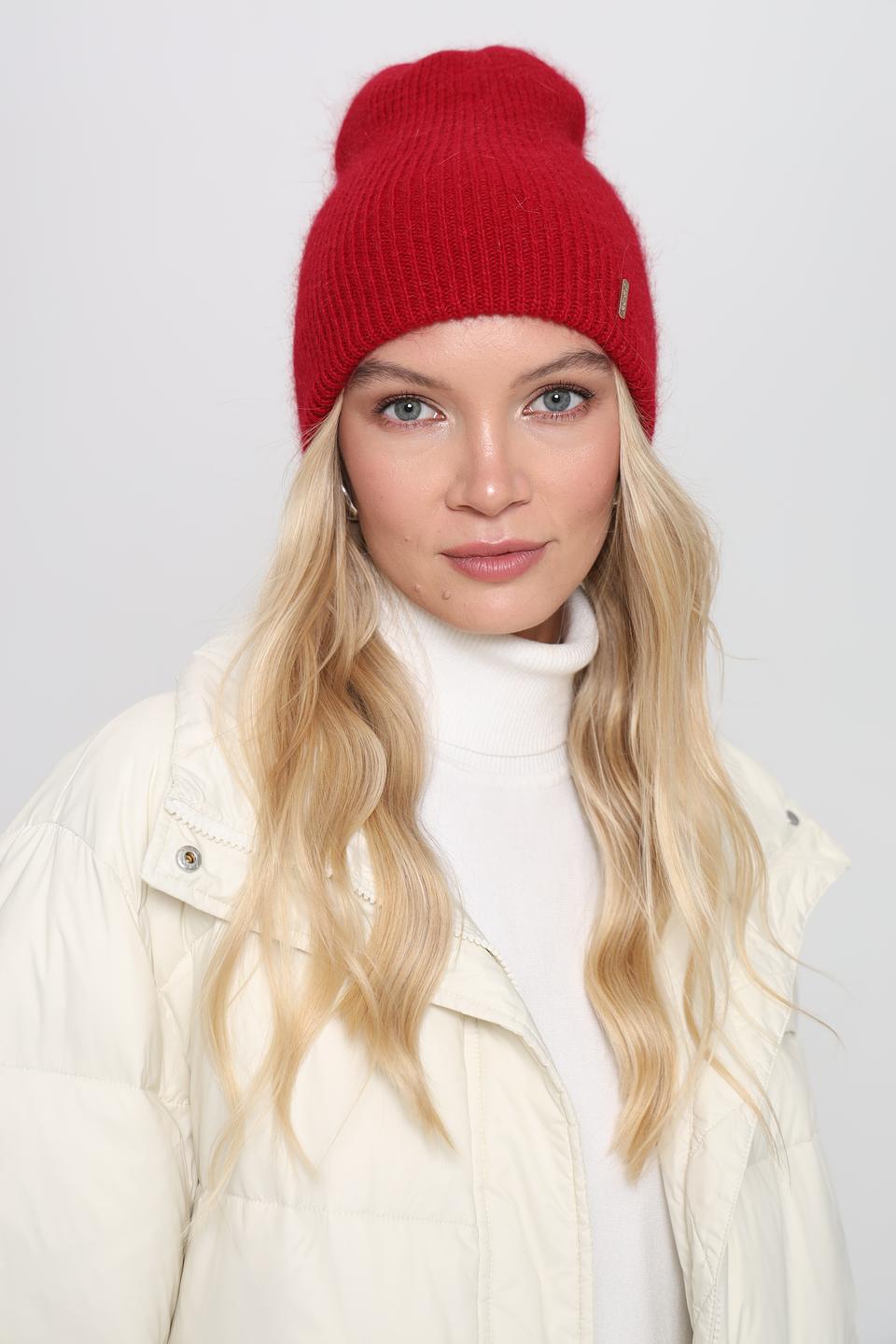 Шапка Adel женская красная