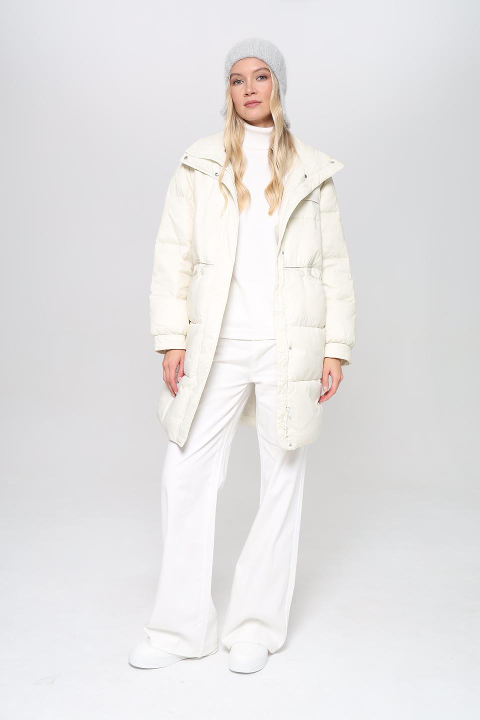 Шапка Adel вязаная серая