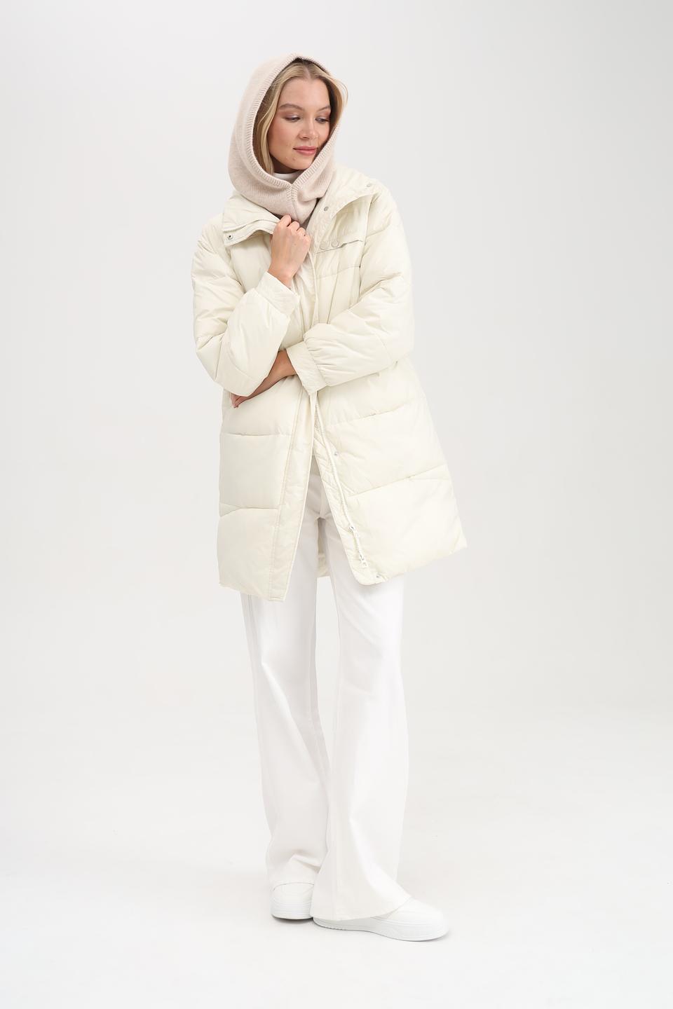 Капюшон Adel вязаный бежевый