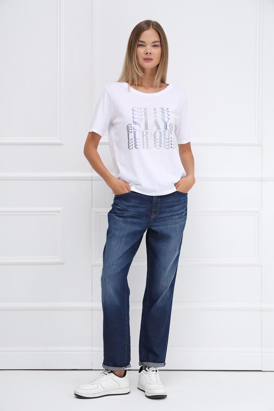 Джинсы Marc Cain с потёртостями