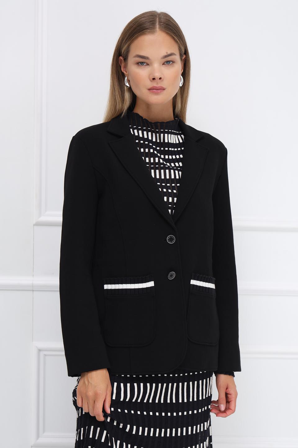 Жакет Marc Cain чёрный приталенный