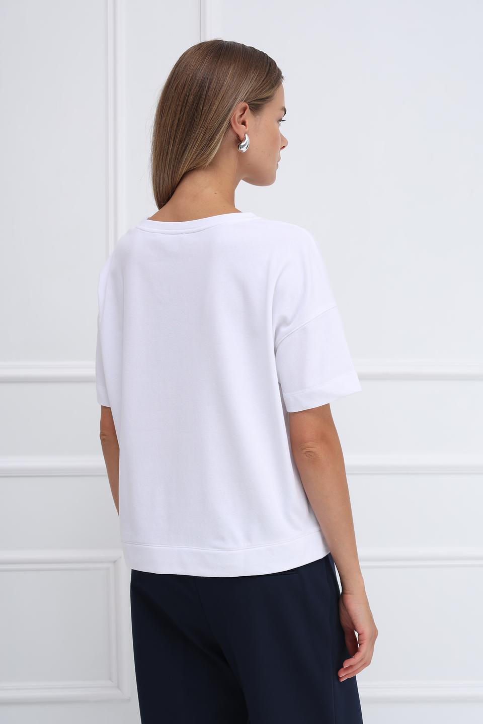 Футболка Monari с принтом белый