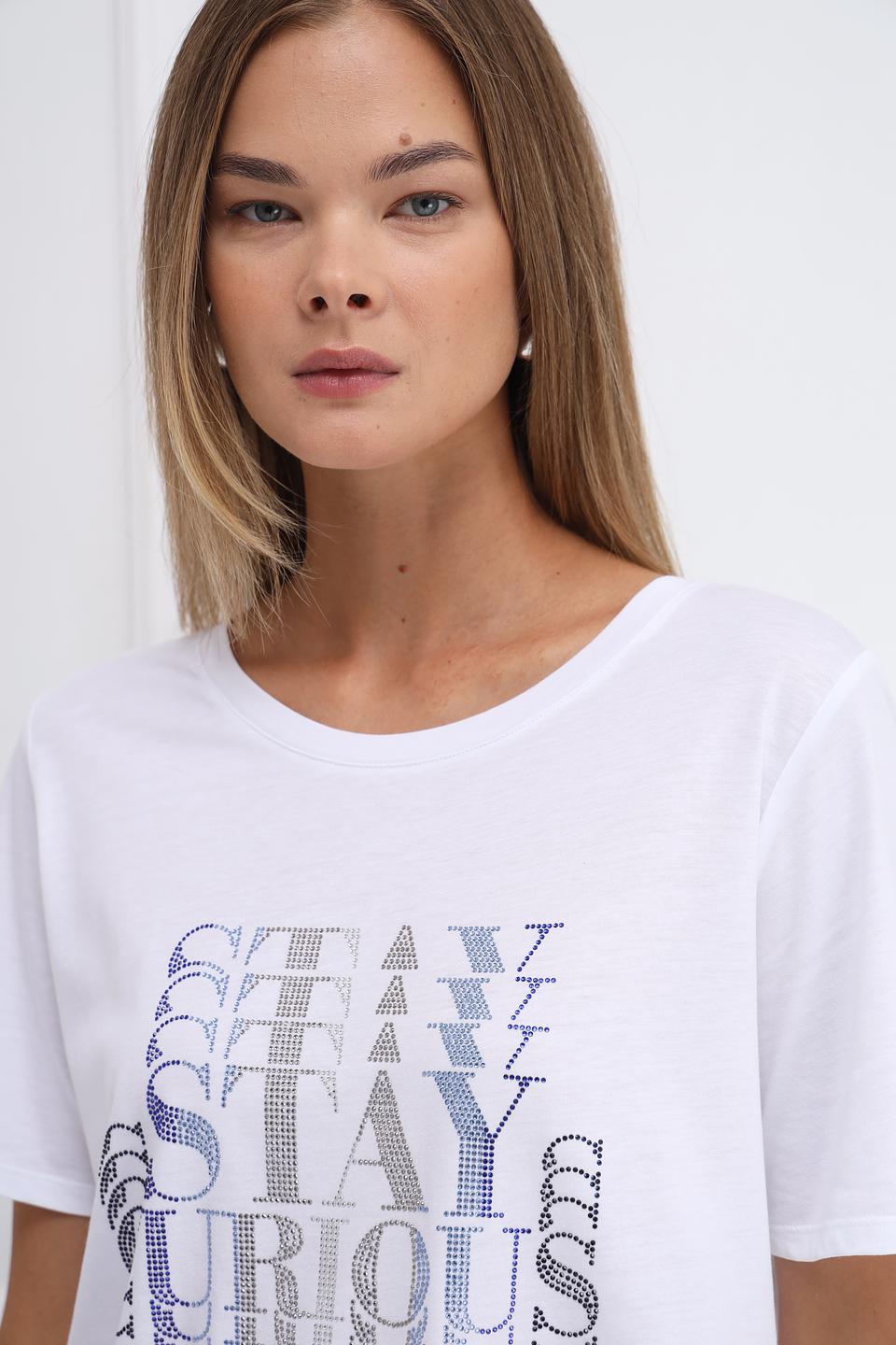 Футболка Monari с принтом Stay Curious