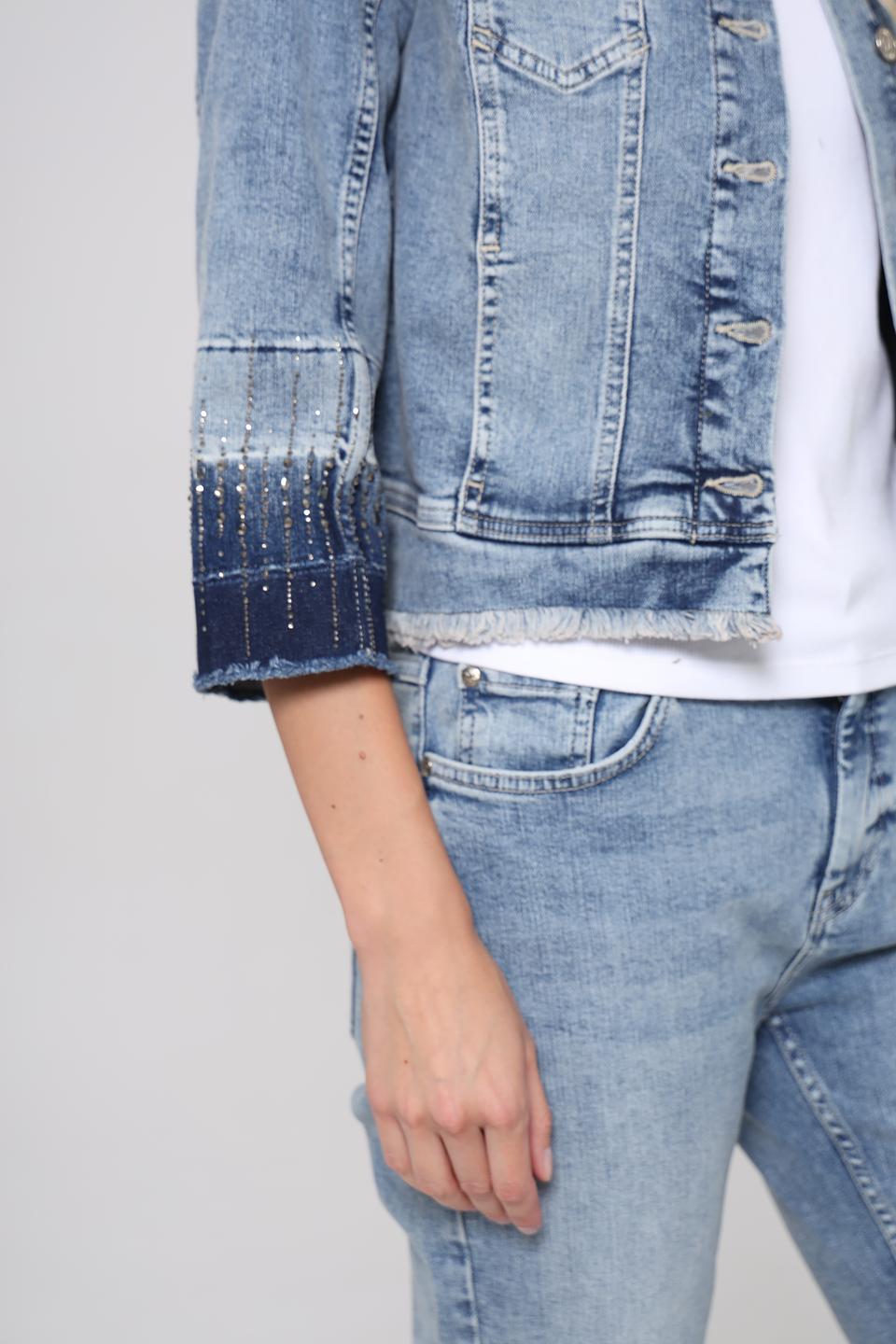 Жакет Monari деним с рукавами 3/4