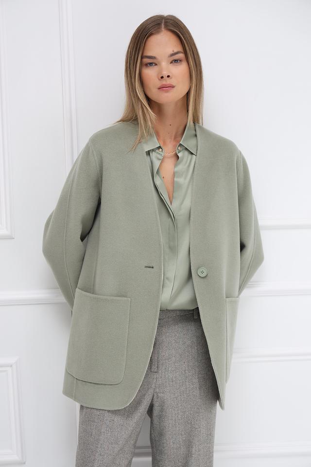 Жакет Marc Cain шерстяной оливковый