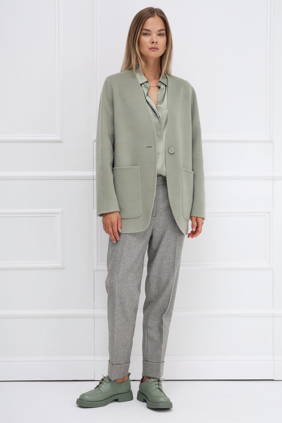 Жакет Marc Cain шерстяной оливковый