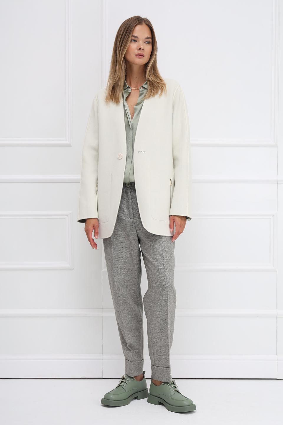 Жакет Marc Cain шерстяной оливковый