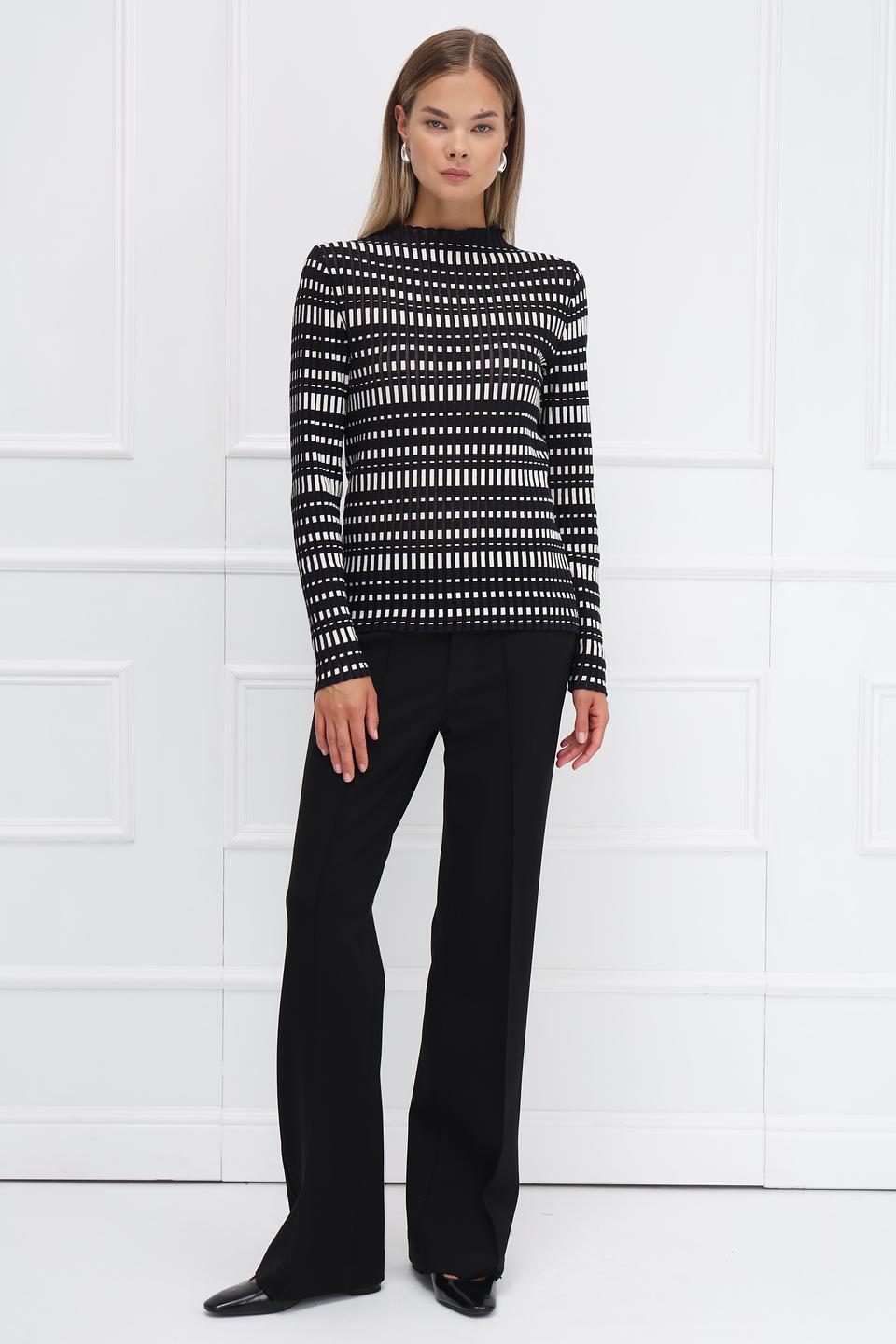 Пуловер Marc Cain в полоску