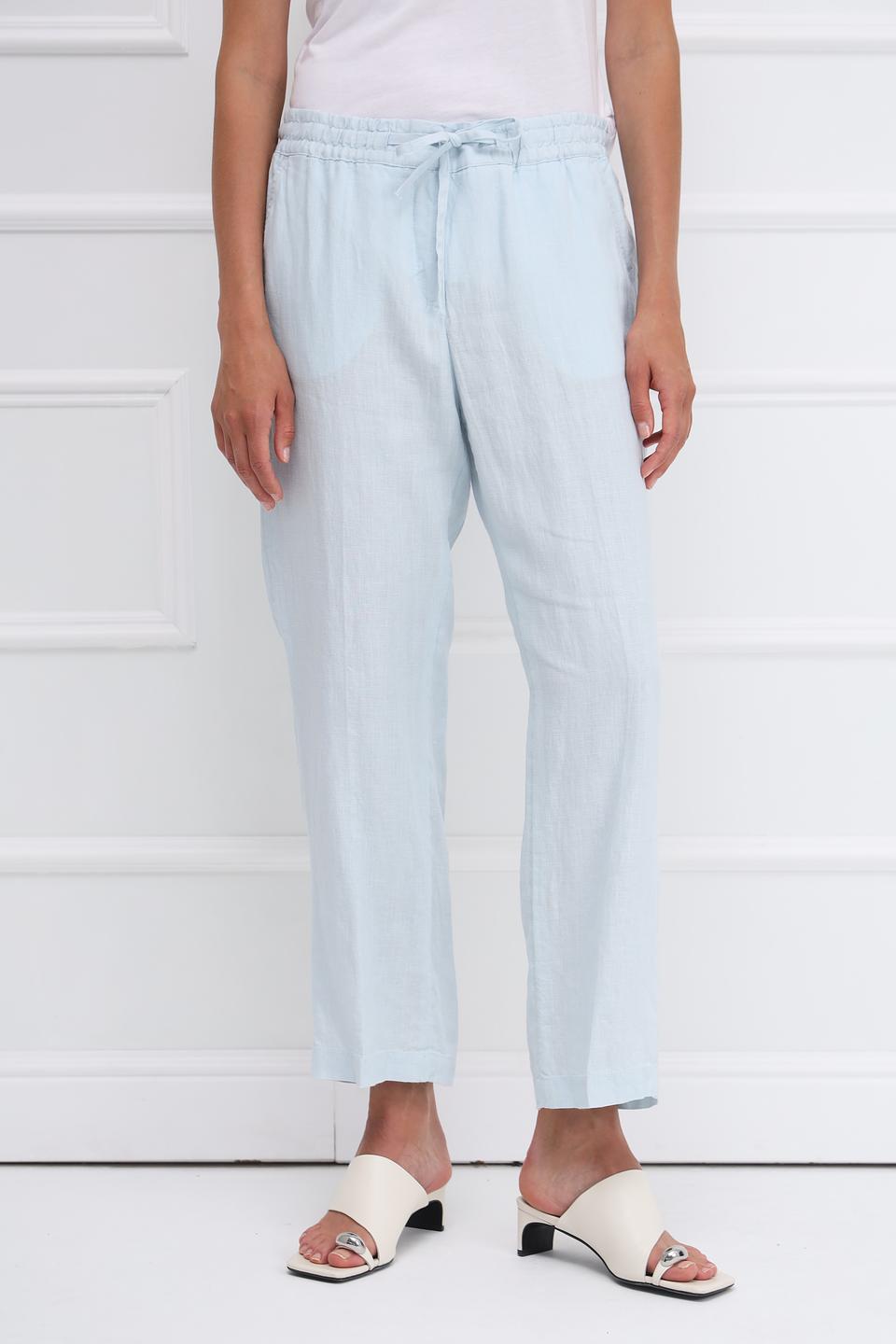 Брюки Monari лен голубой