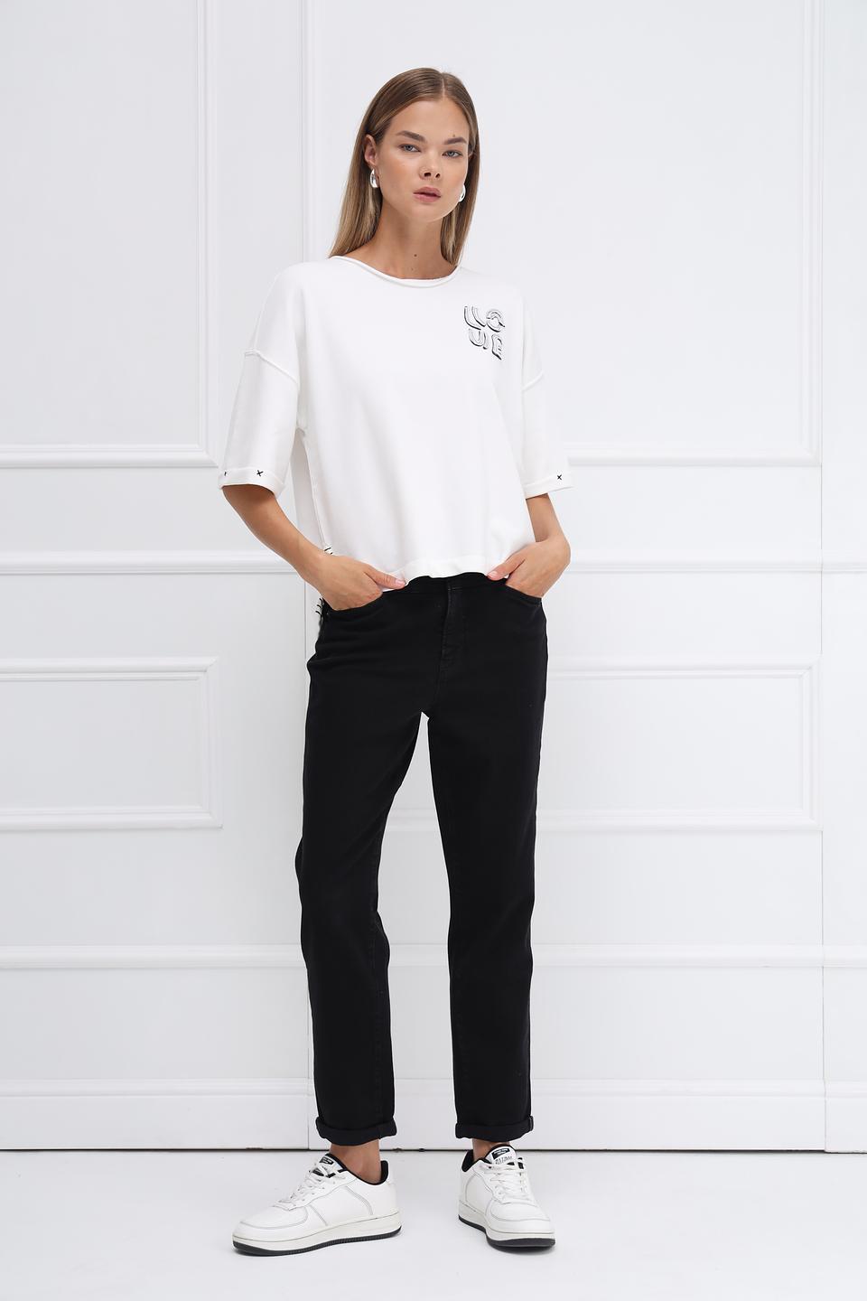 Джинсы Marc Cain чёрные прямые