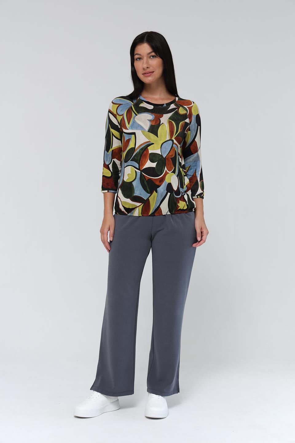 Брюки Lebek серые прямые