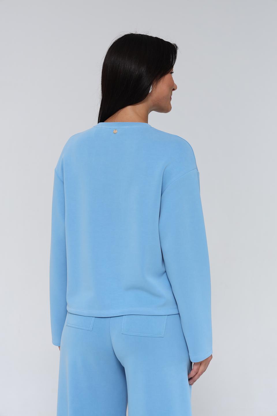 Пуловер Rich and Royal голубой