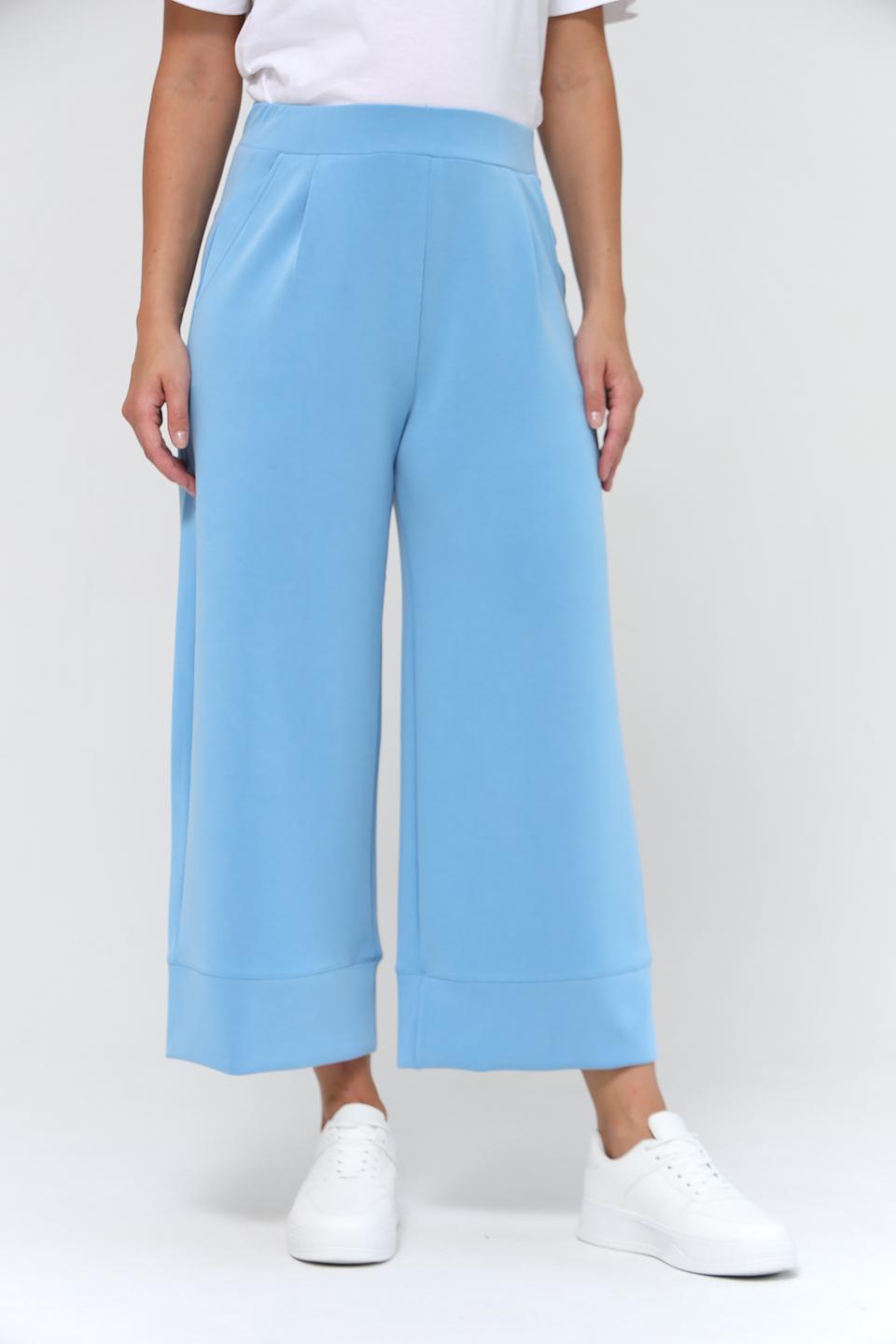 Брюки кюлоты Rich and Royal голубые
