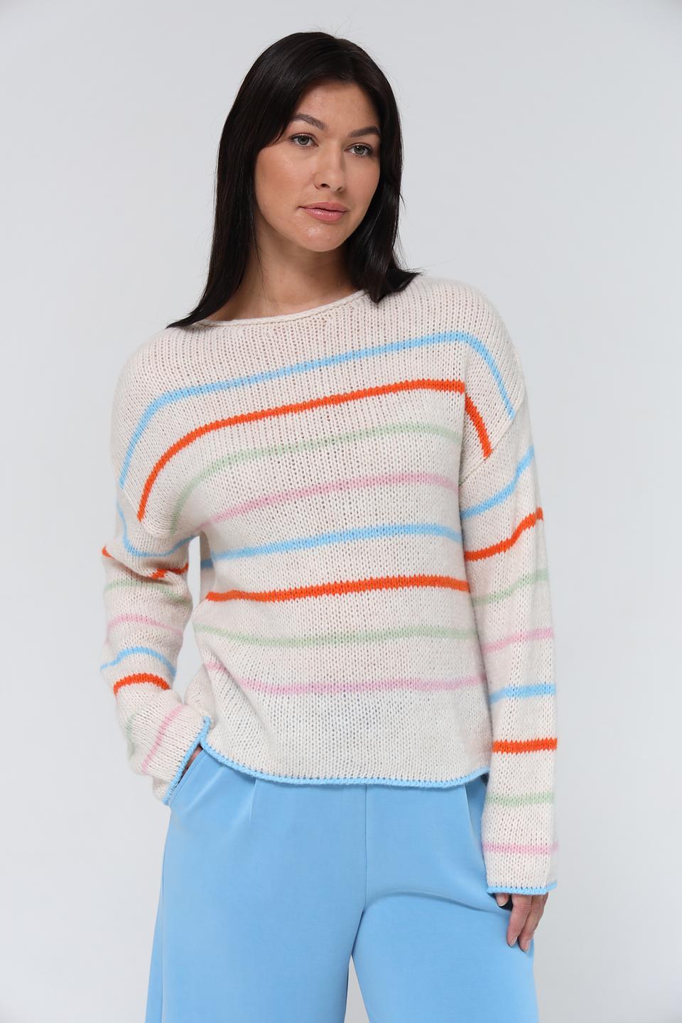 Пуловер Rich and Royal в полоску