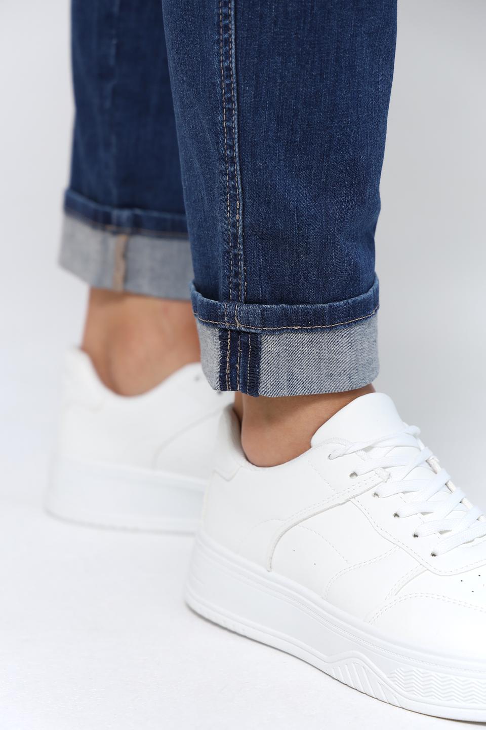 Джинсы Angels скинни тёмно-синие