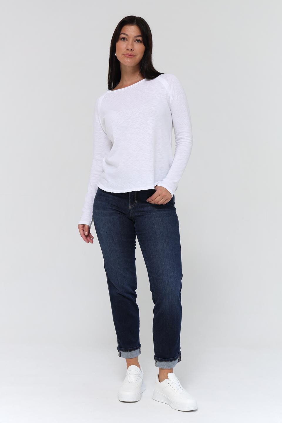 Джинсы Angels укороченные тёмно-синие