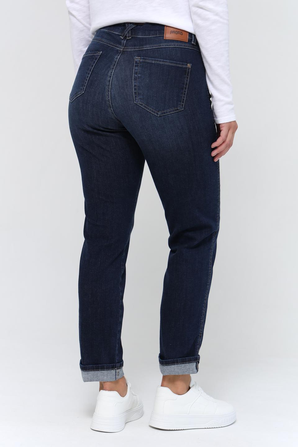 Джинсы Angels укороченные тёмно-синие