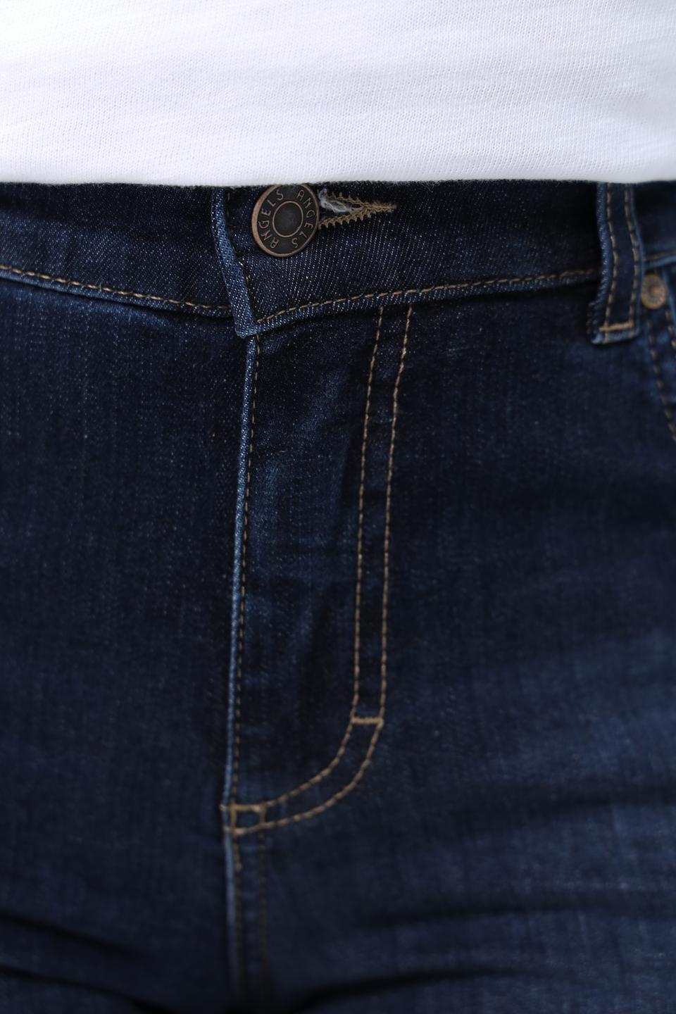 Джинсы Angels укороченные тёмно-синие