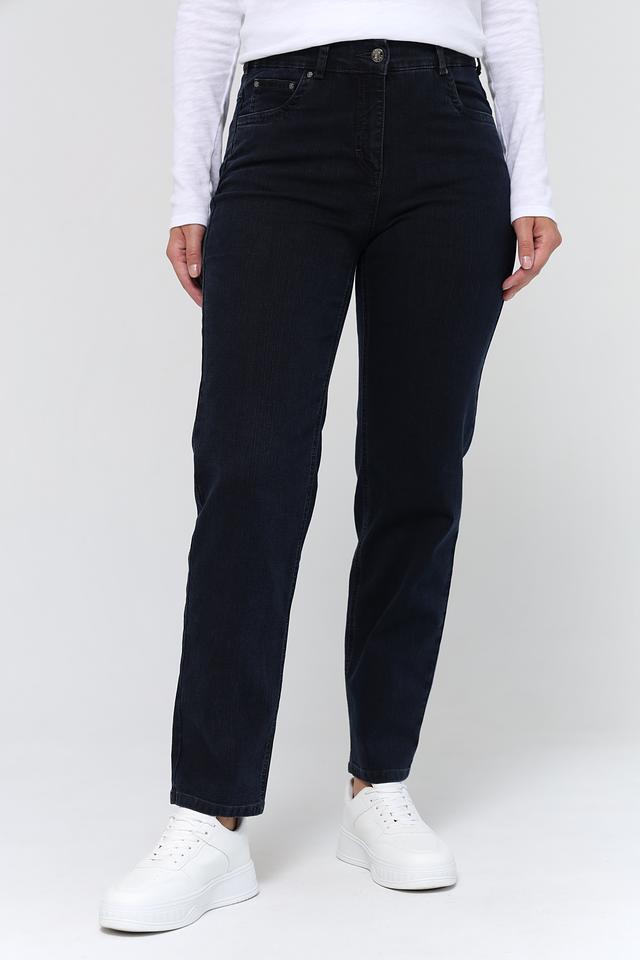 Джинсы Angels прямого кроя тёмно-синие