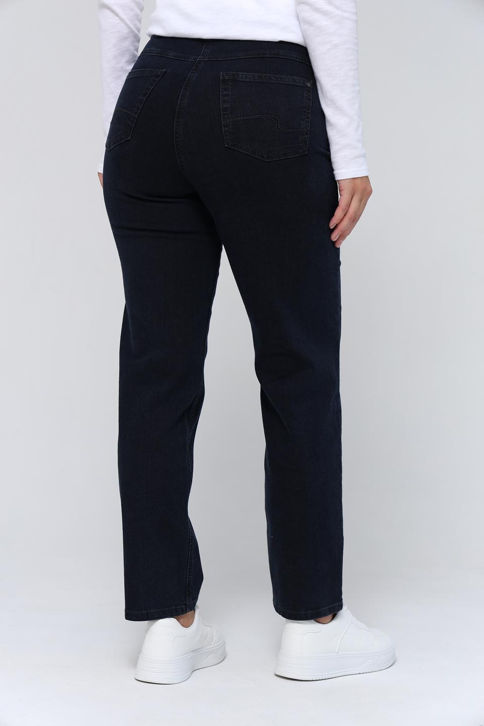 Джинсы Angels прямого кроя тёмно-синие