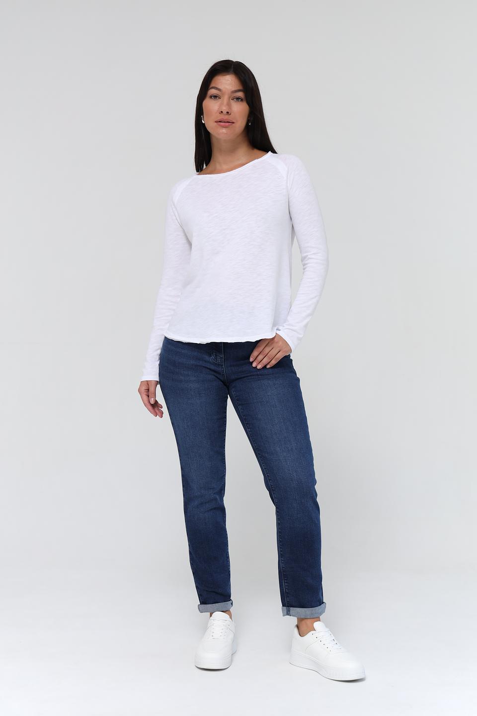 Джинсы Gerry Weber синие с потертостями