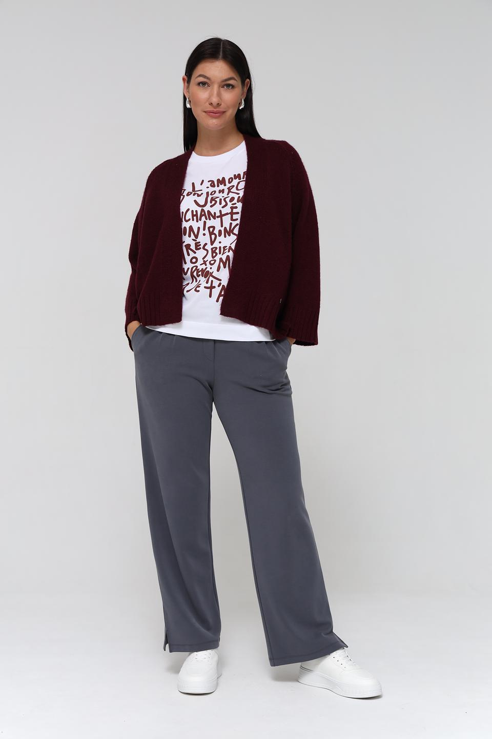 Жакет Lecomte бордовый