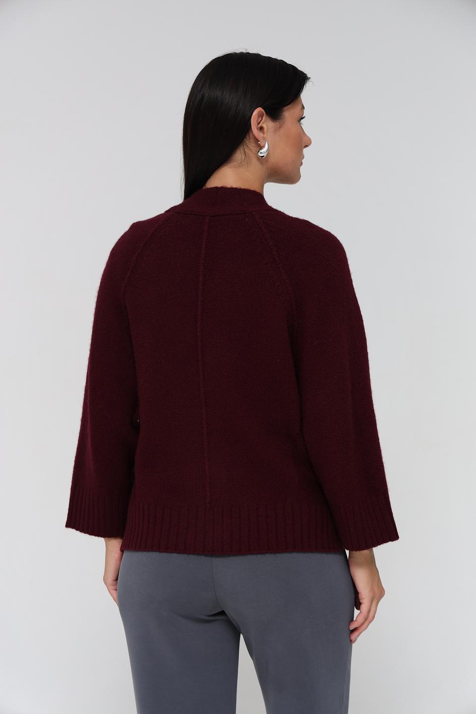 Жакет Lecomte бордовый