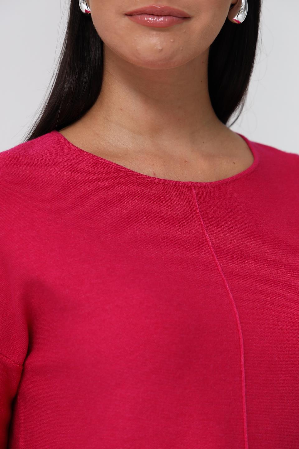 Пуловер Lecomte малиновый