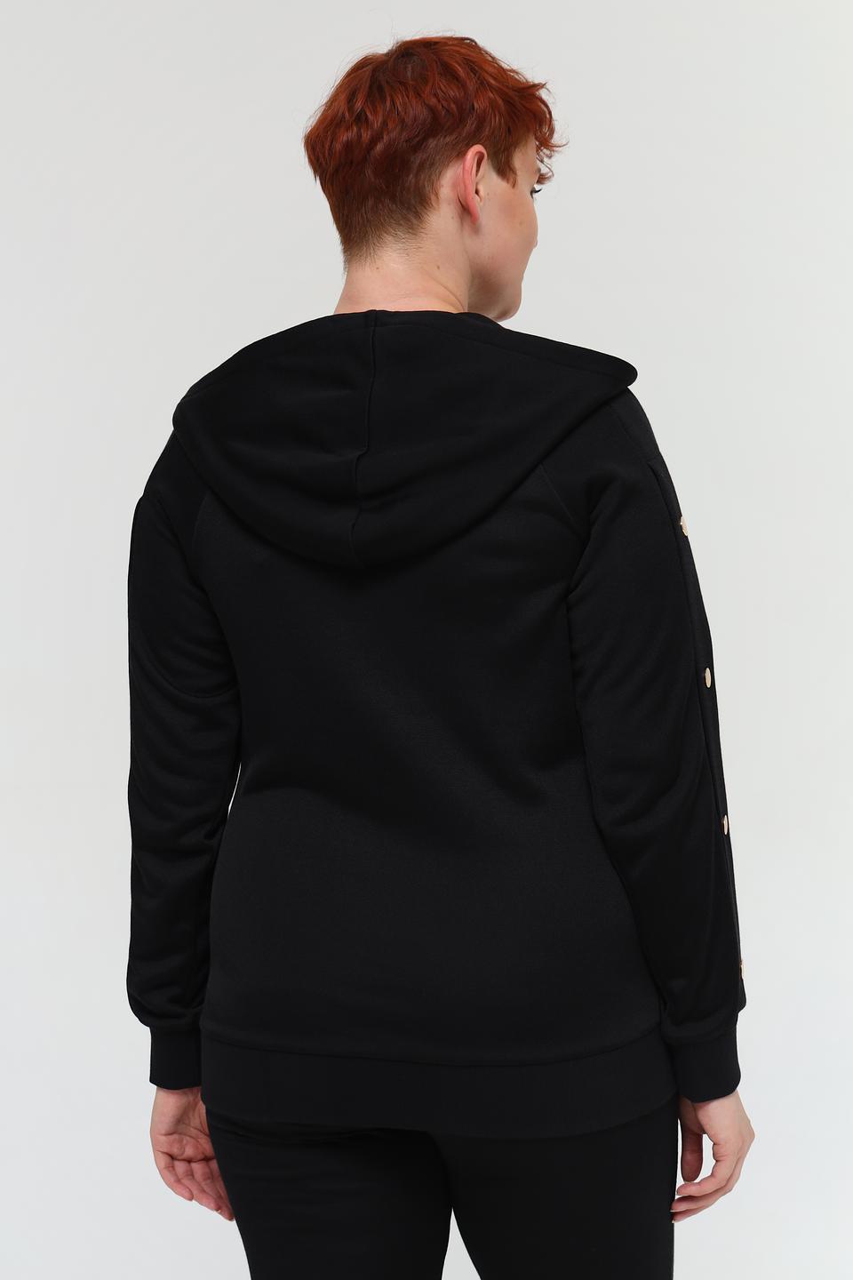 Толстовка Pezzo на молнии чёрная