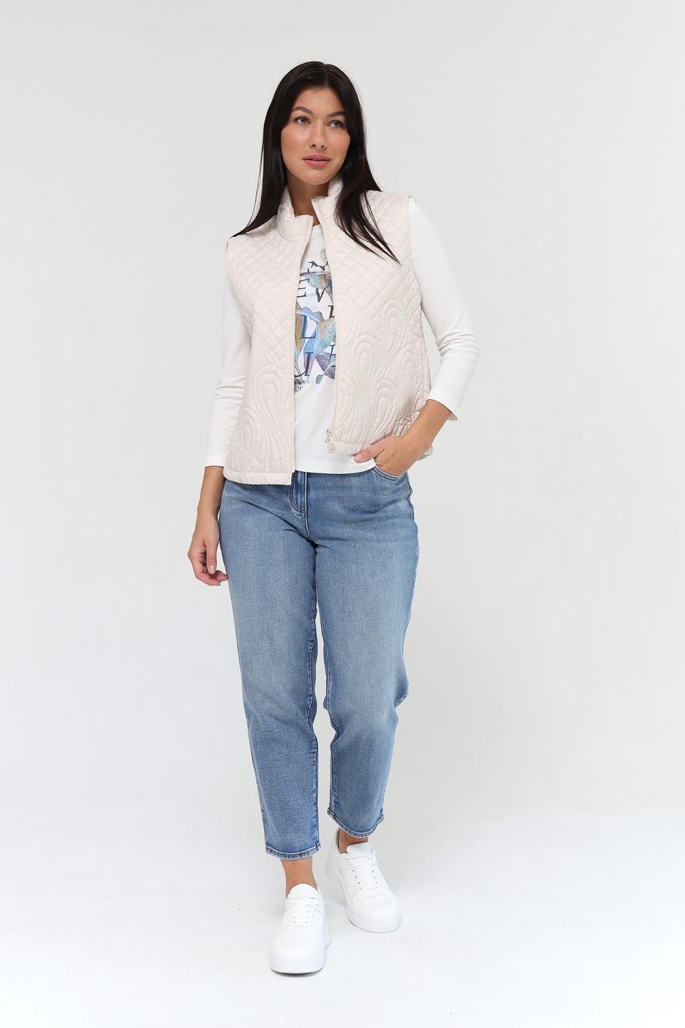 Жилет Gerry Weber стеганый бежевый