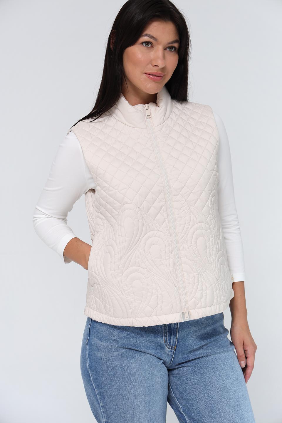 Жилет Gerry Weber стеганый бежевый