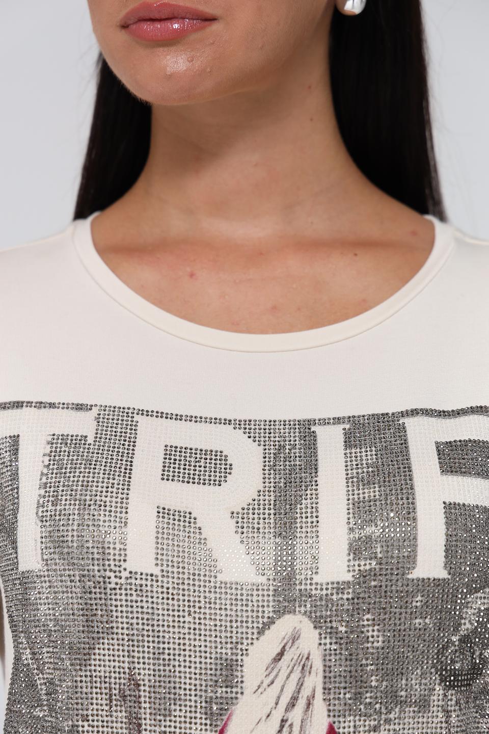 Лонгслив Monari с принтом TRIP