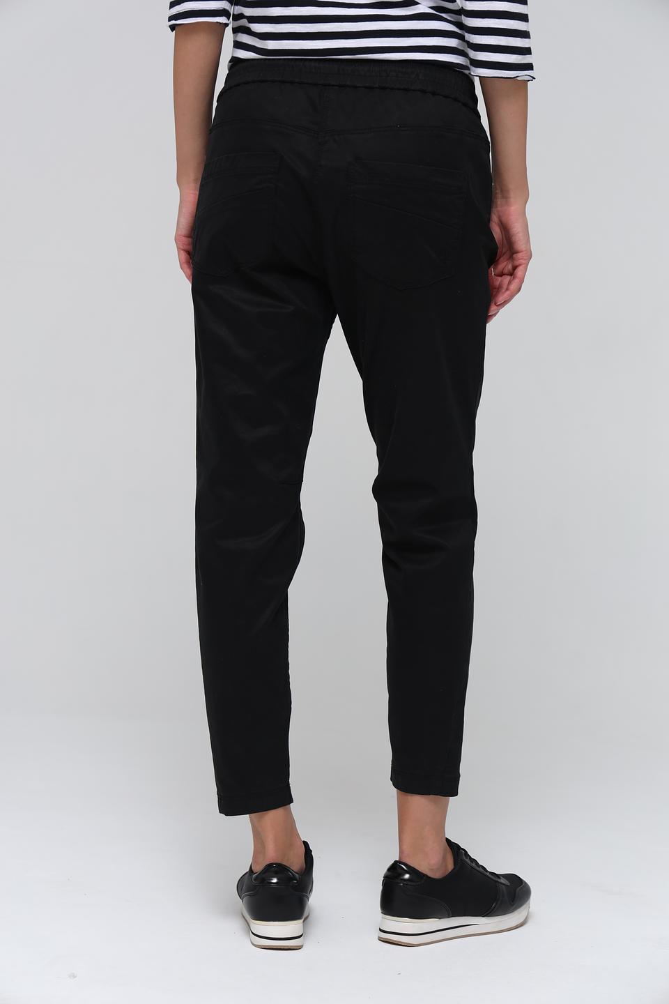 Джинсы Pezzo чёрные с завязками