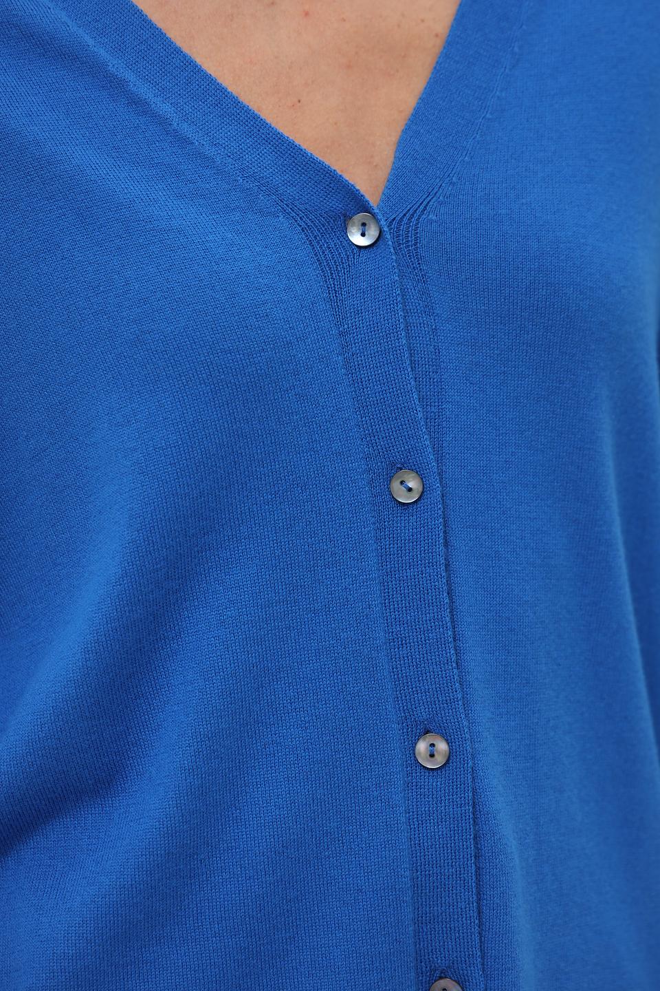 Жакет Pezzo вязаный синий