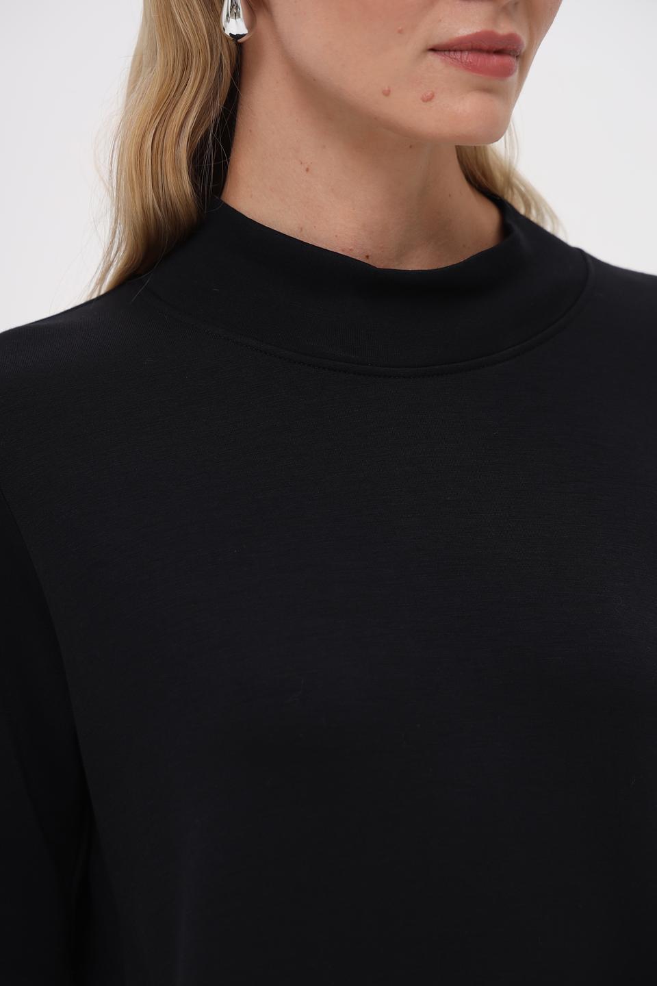 Пуловер Pezzo чёрный с коротким рукавом