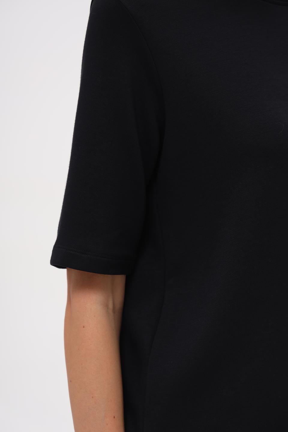 Пуловер Pezzo чёрный с коротким рукавом