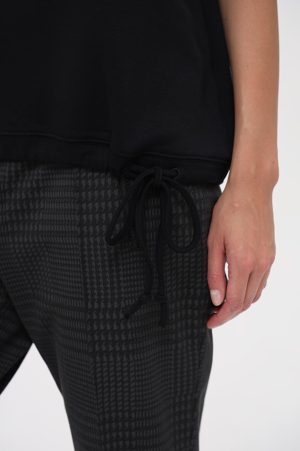 Пуловер Pezzo чёрный с коротким рукавом