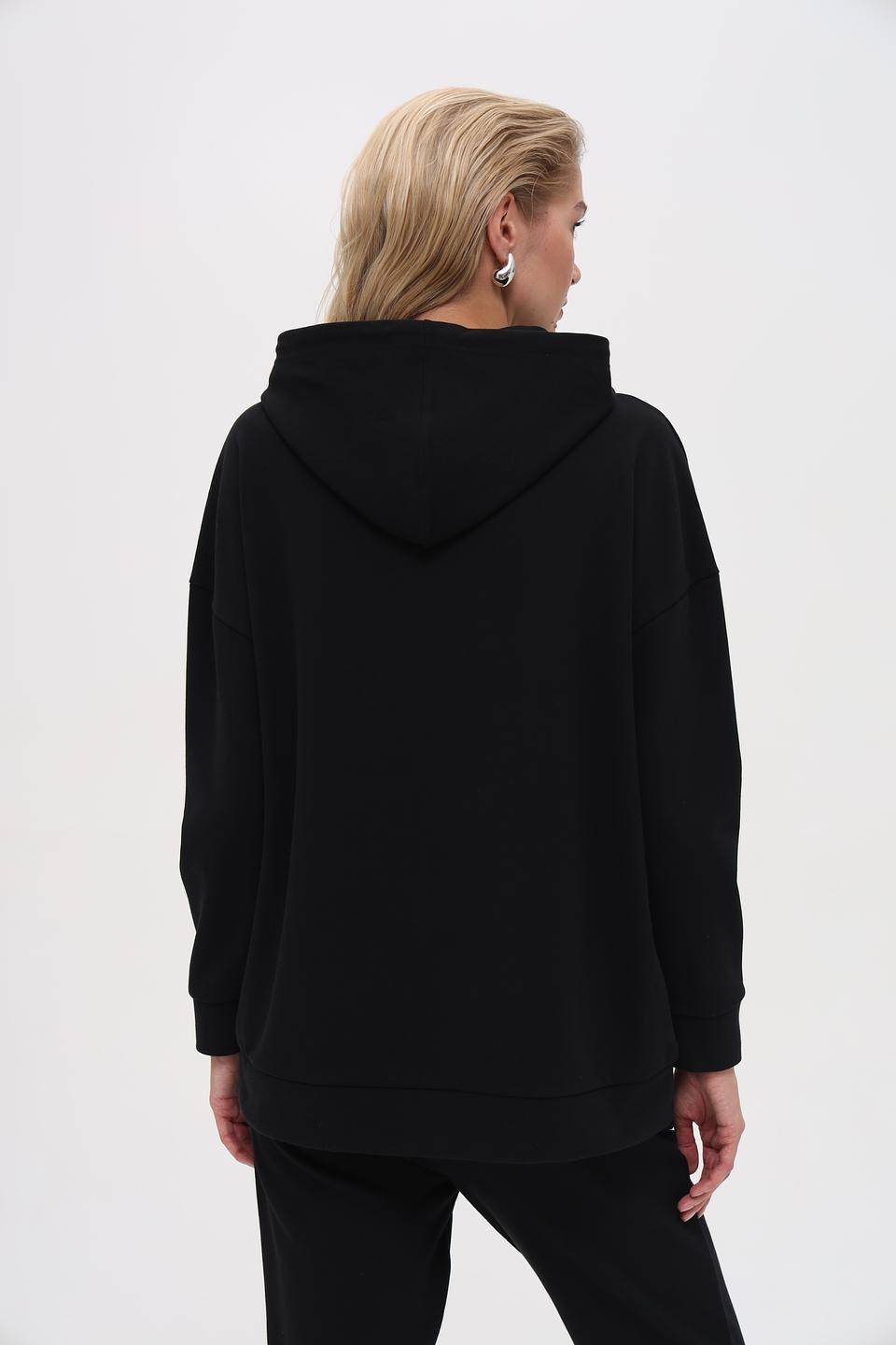 Толстовка Pezzo с логотипом чёрная