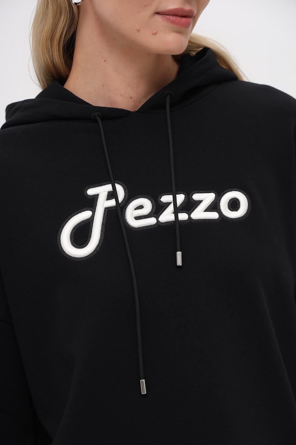 Толстовка Pezzo с логотипом чёрная