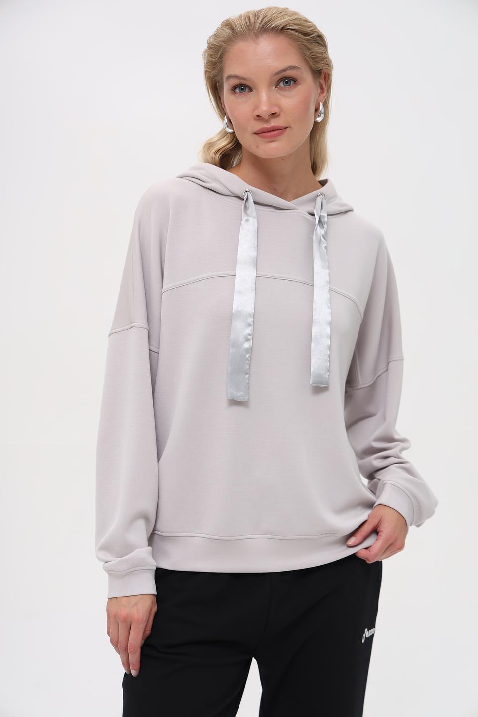 Худи Pezzo с атласными шнурками