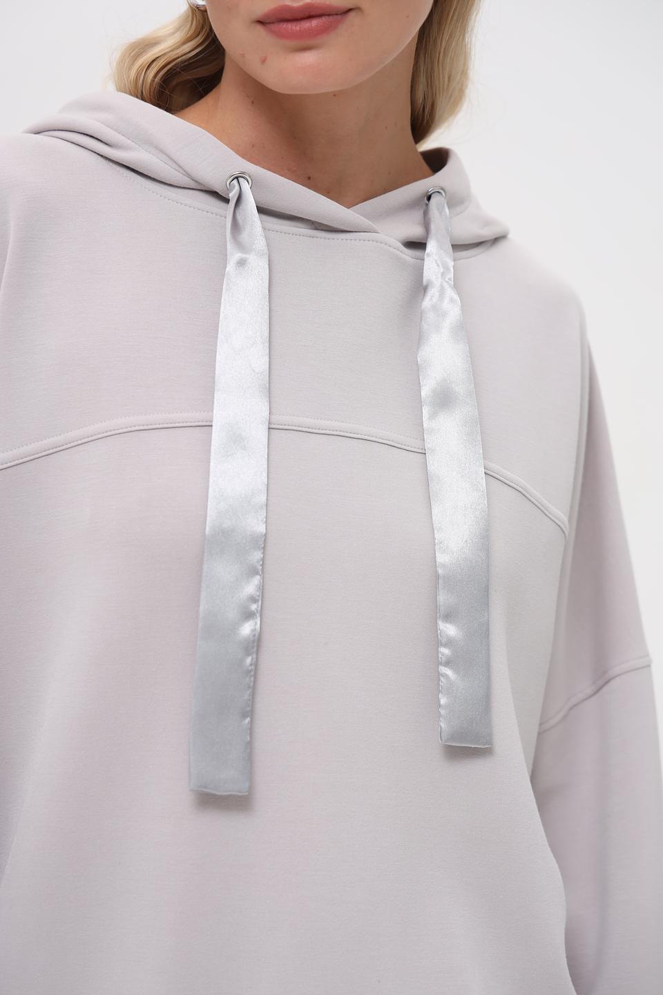 Худи Pezzo с атласными шнурками