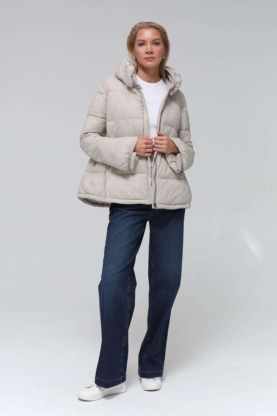 Куртка Pezzo стеганая бежевая