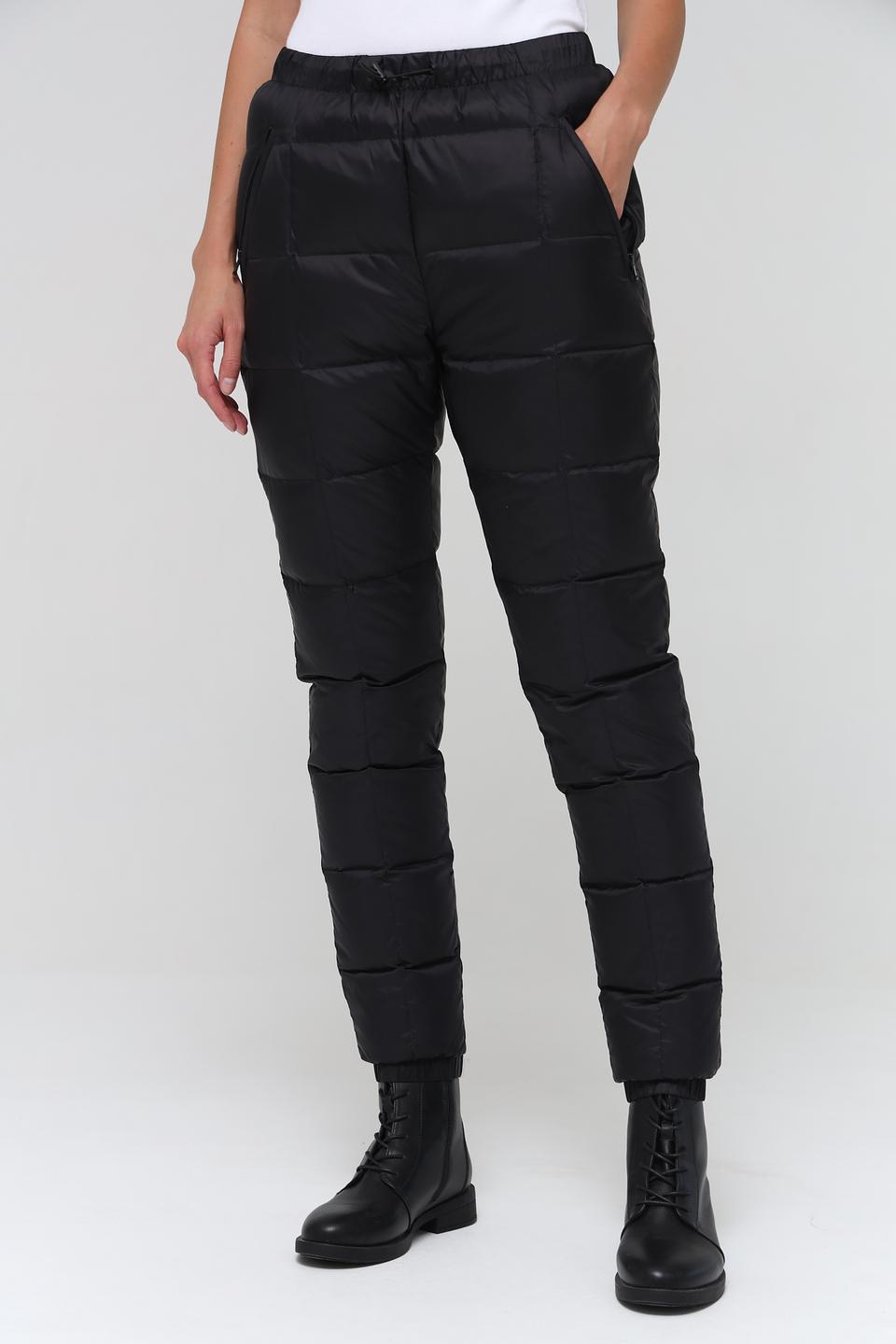Брюки стеганые Pezzo черные