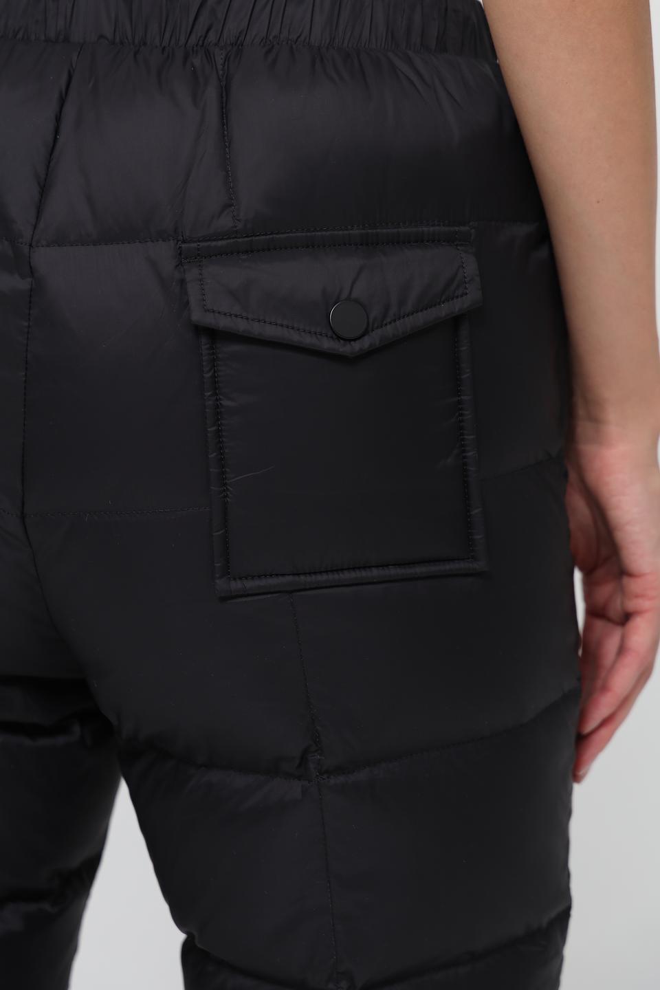 Брюки стеганые Pezzo черные