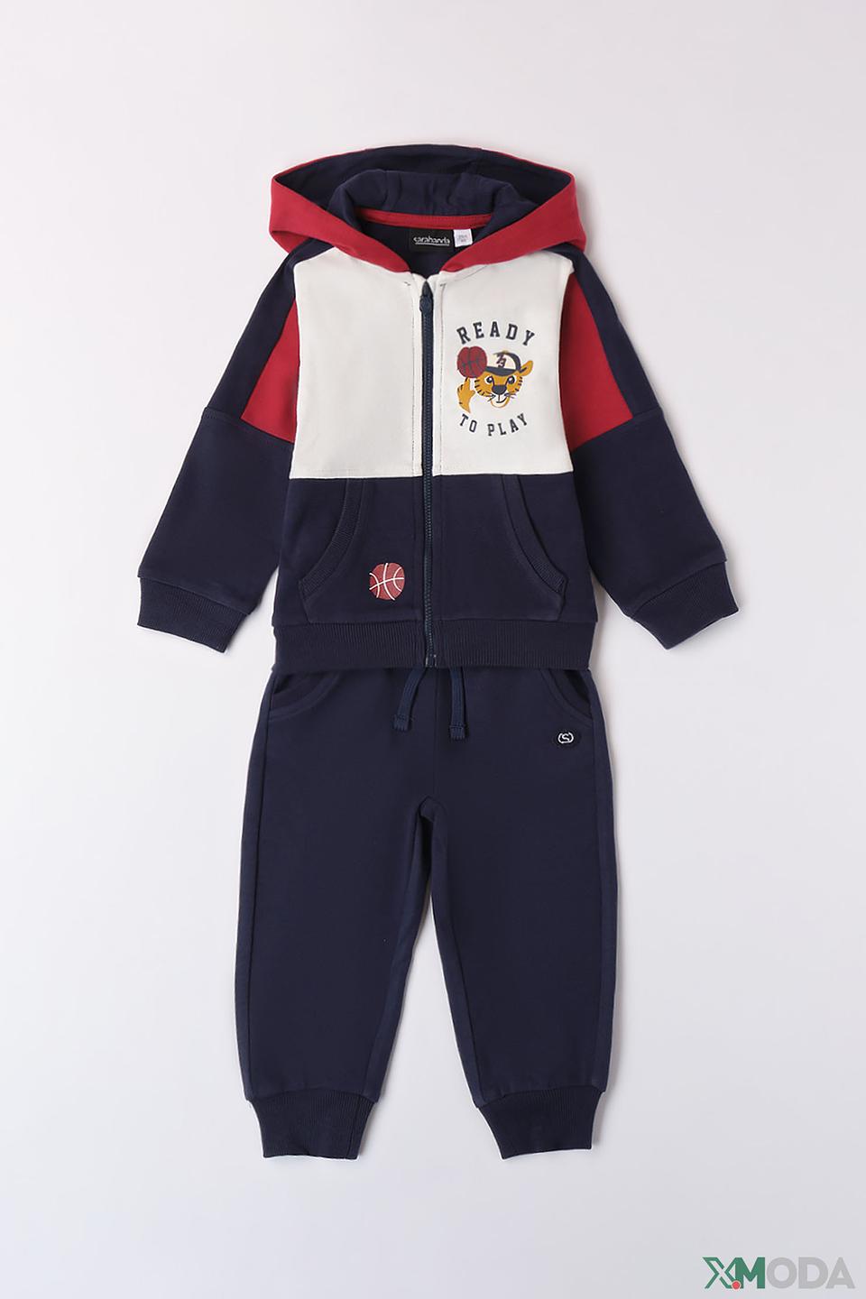 Комплект Sarabanda с тигром темно-синий