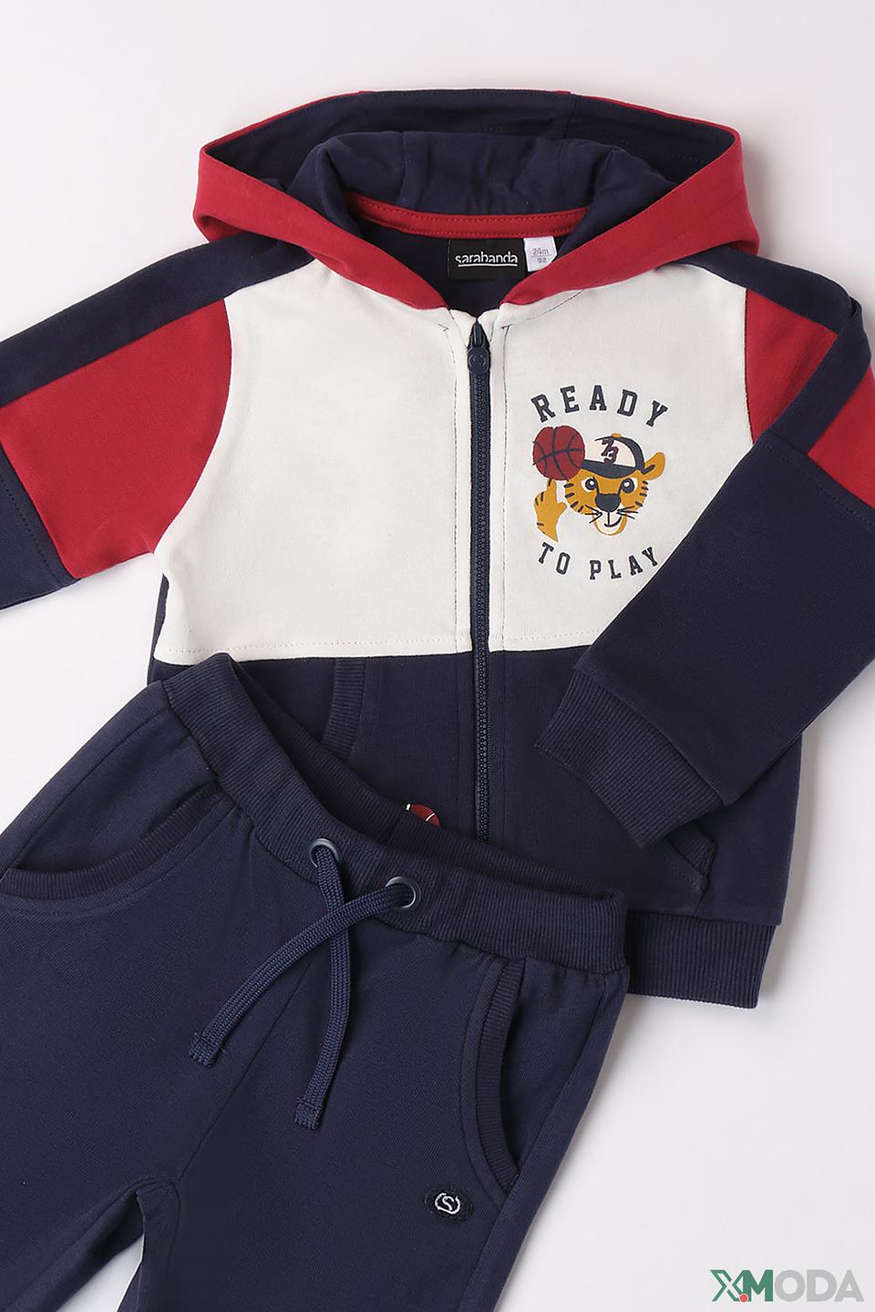 Комплект Sarabanda с тигром темно-синий