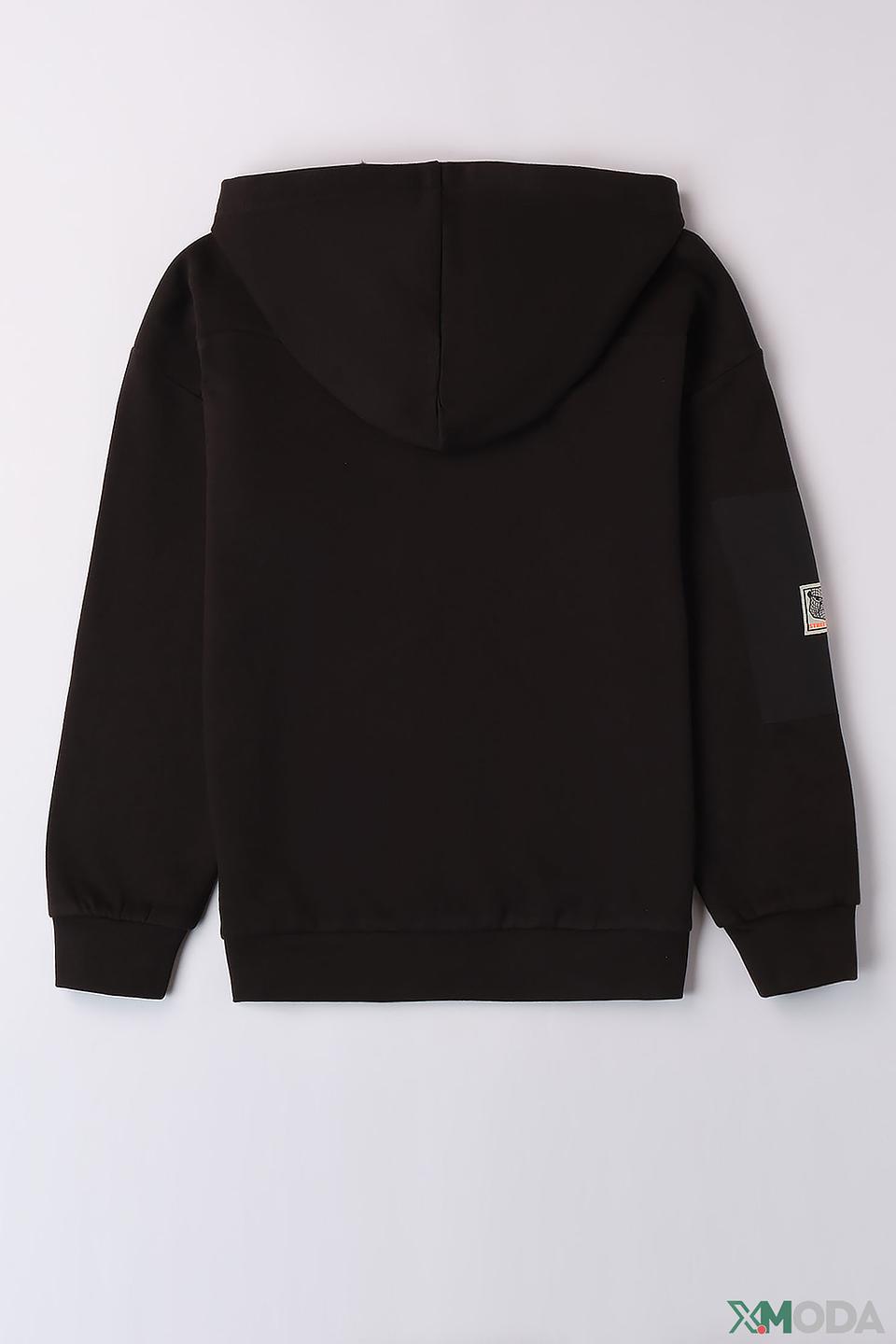 Кардиган Ido чёрный с карманом