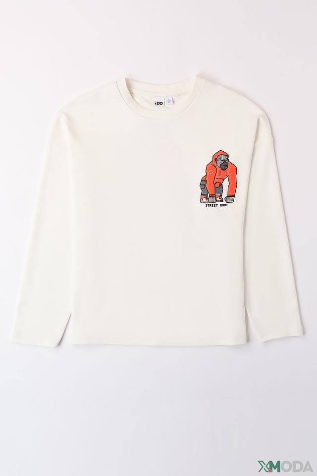 Джемпер Ido с принтом кремовый