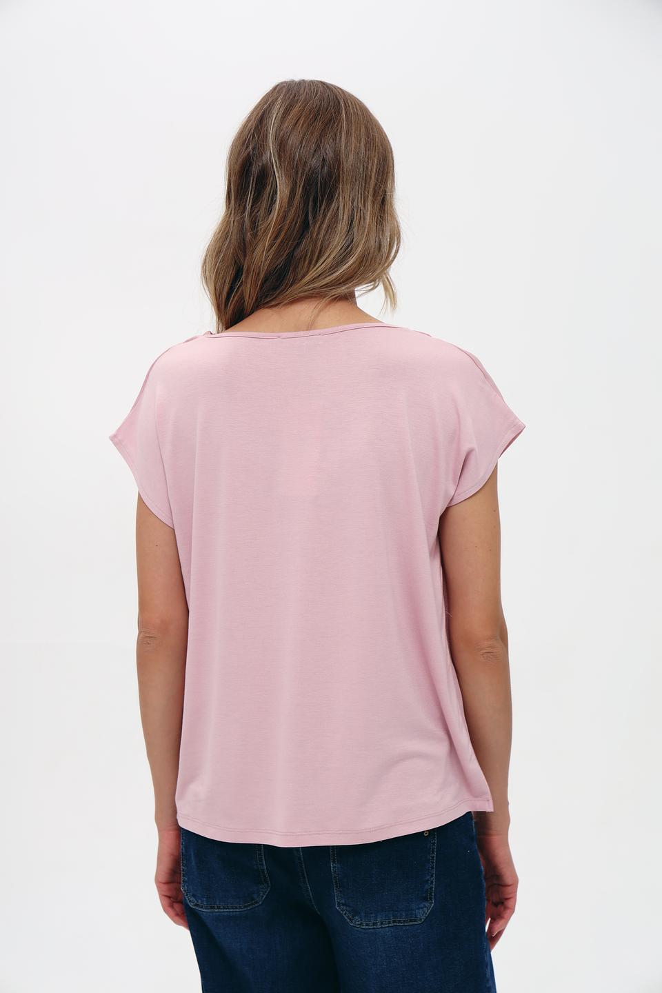 Блуза More and More с рюшами пудрово-розовый